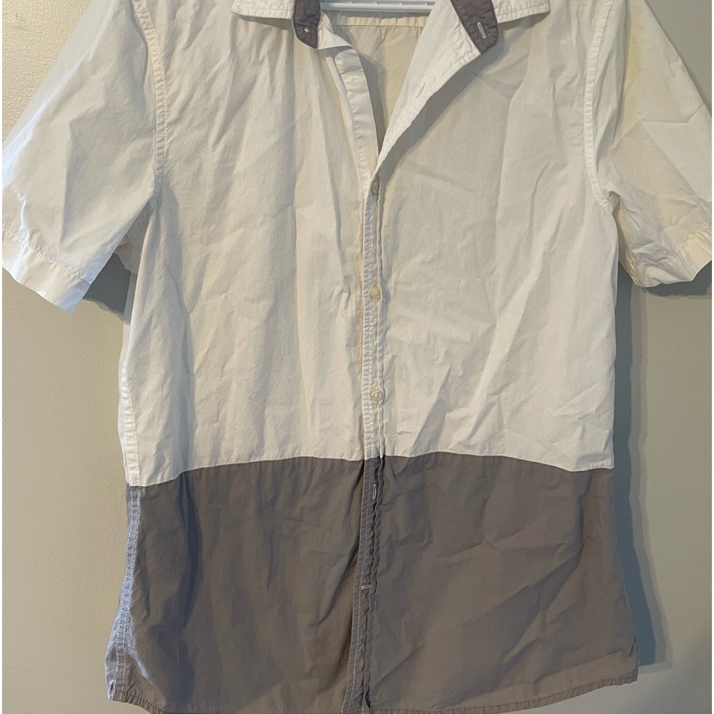 Men’s button down t shirt